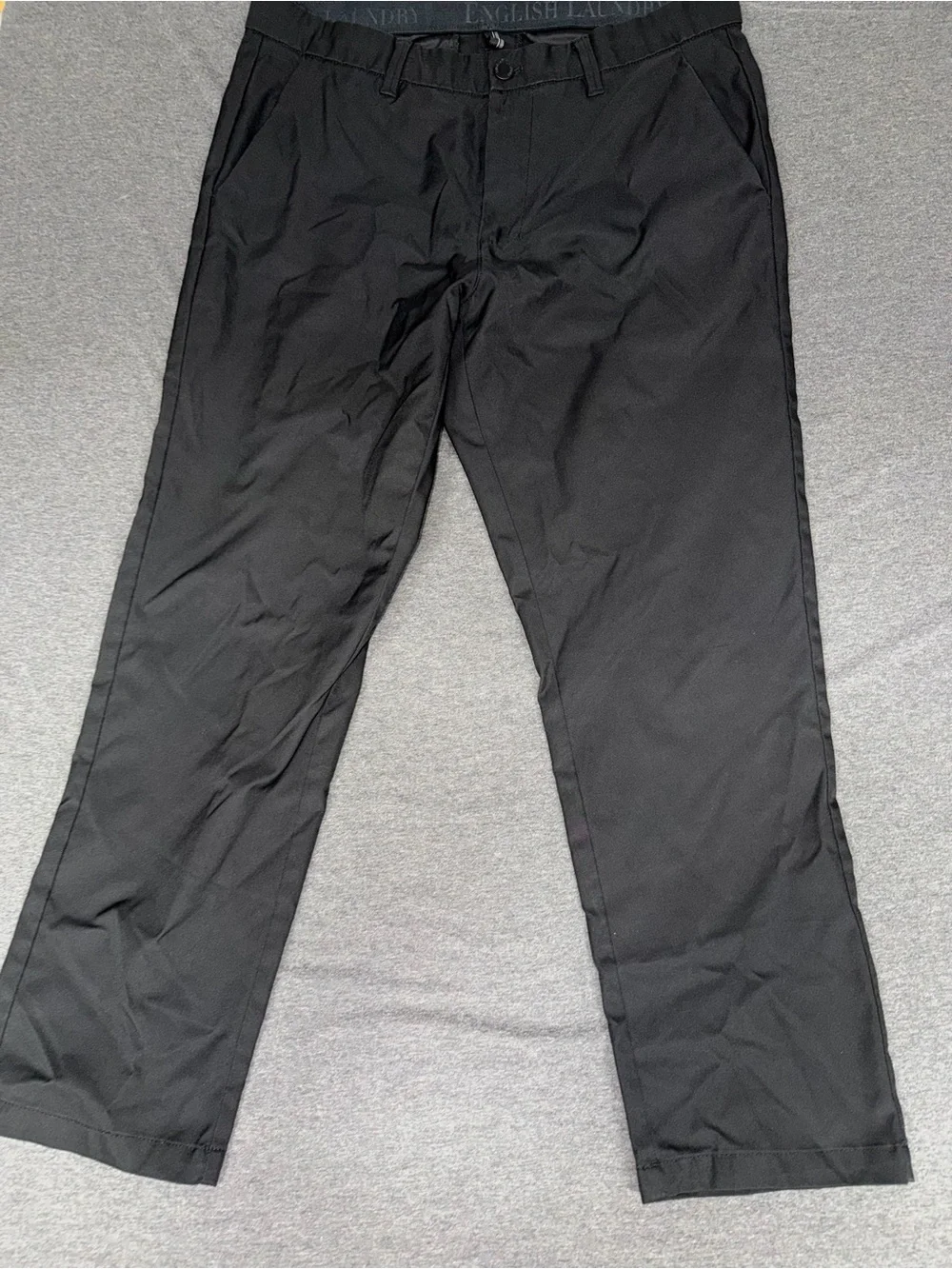 Men's English Laundry Classic Black Dress Pants Size 34x29